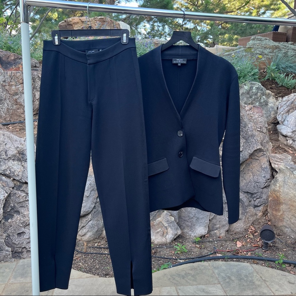 Herve Leger X JULIA RESTOIN ROITFELO black suit size large